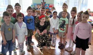 участник СВО с воспитанниками
